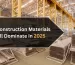5 construction materials in Toronto on
